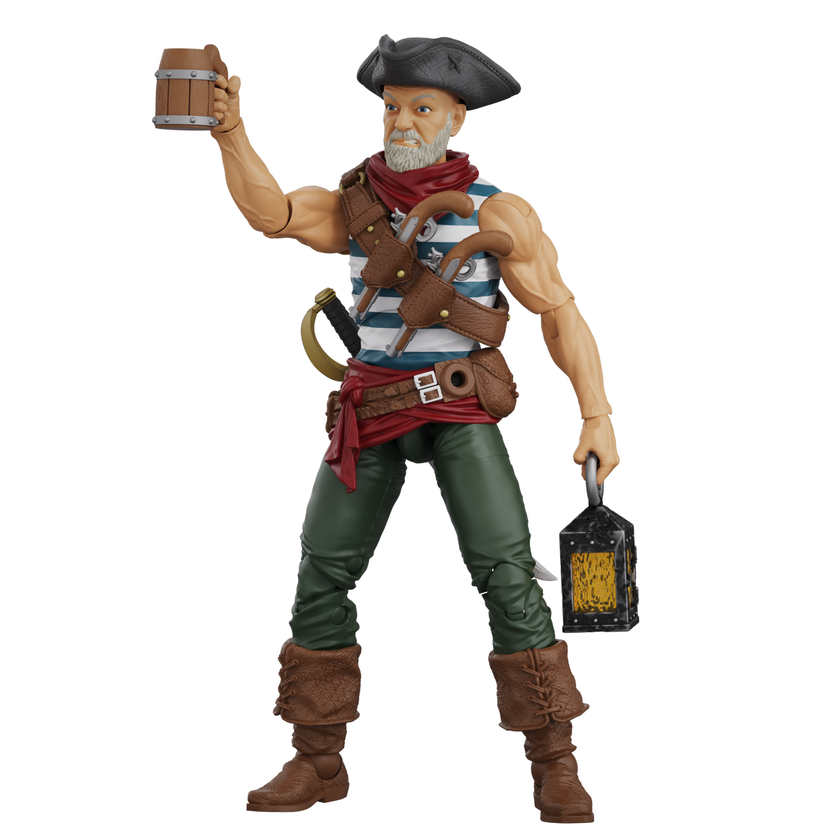 Hero H.A.C.K.S. Core Wave 1 Action Figure - Daniel Wright: Pirate Quartermaster