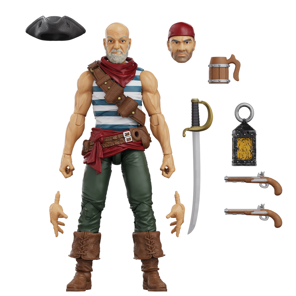 Hero H.A.C.K.S. Core Wave 1 Action Figure - Daniel Wright: Pirate Quartermaster