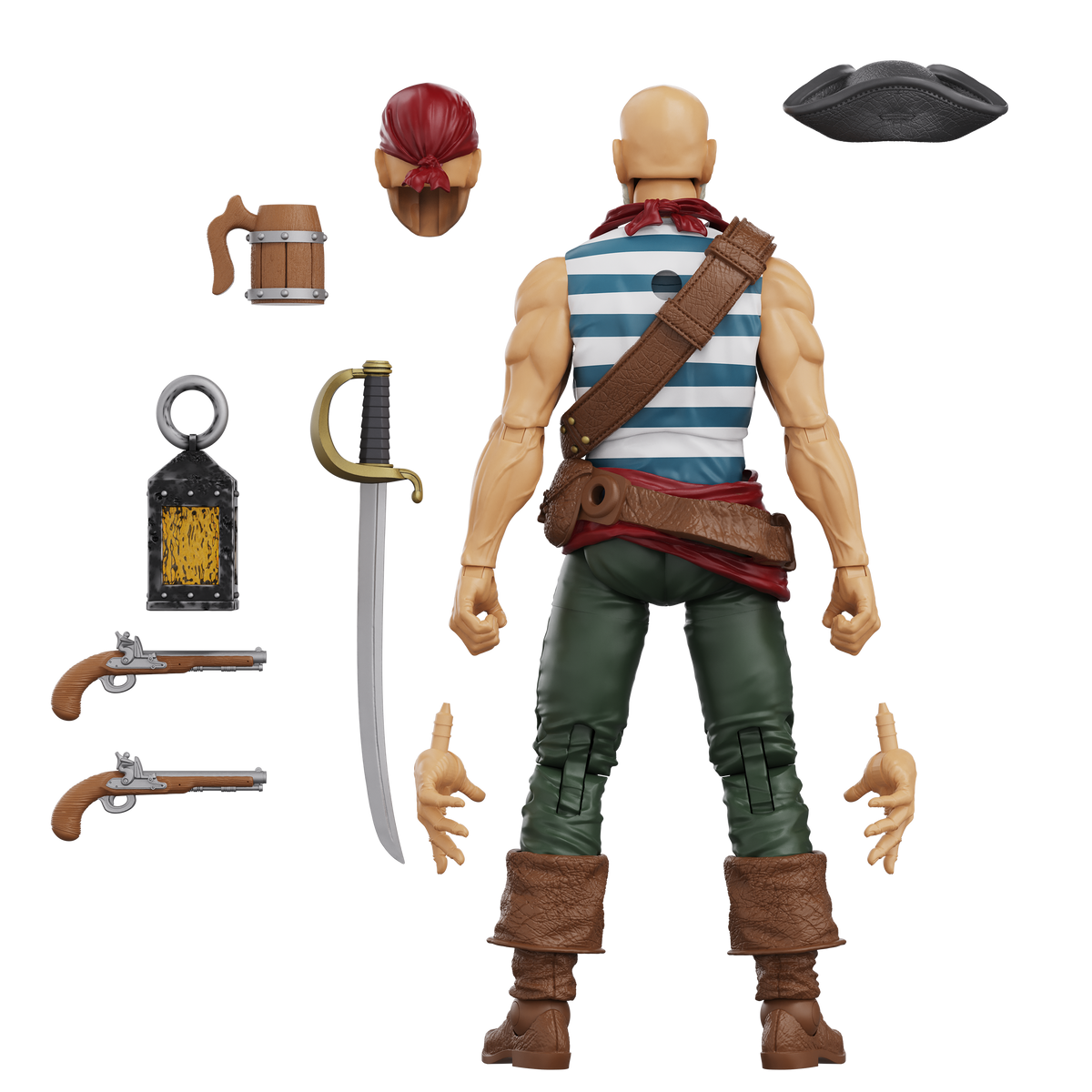 Hero H.A.C.K.S. Core Wave 1 Action Figure - Daniel Wright: Pirate Quartermaster