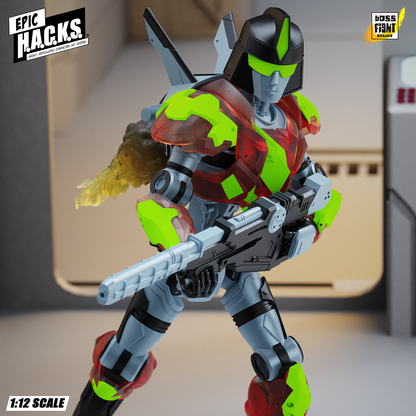 Epic H.A.C.K.S. Creatures 1:12 Scale Action Figure Wave 1 | CGT Combat Drone: Agile Battle Robot