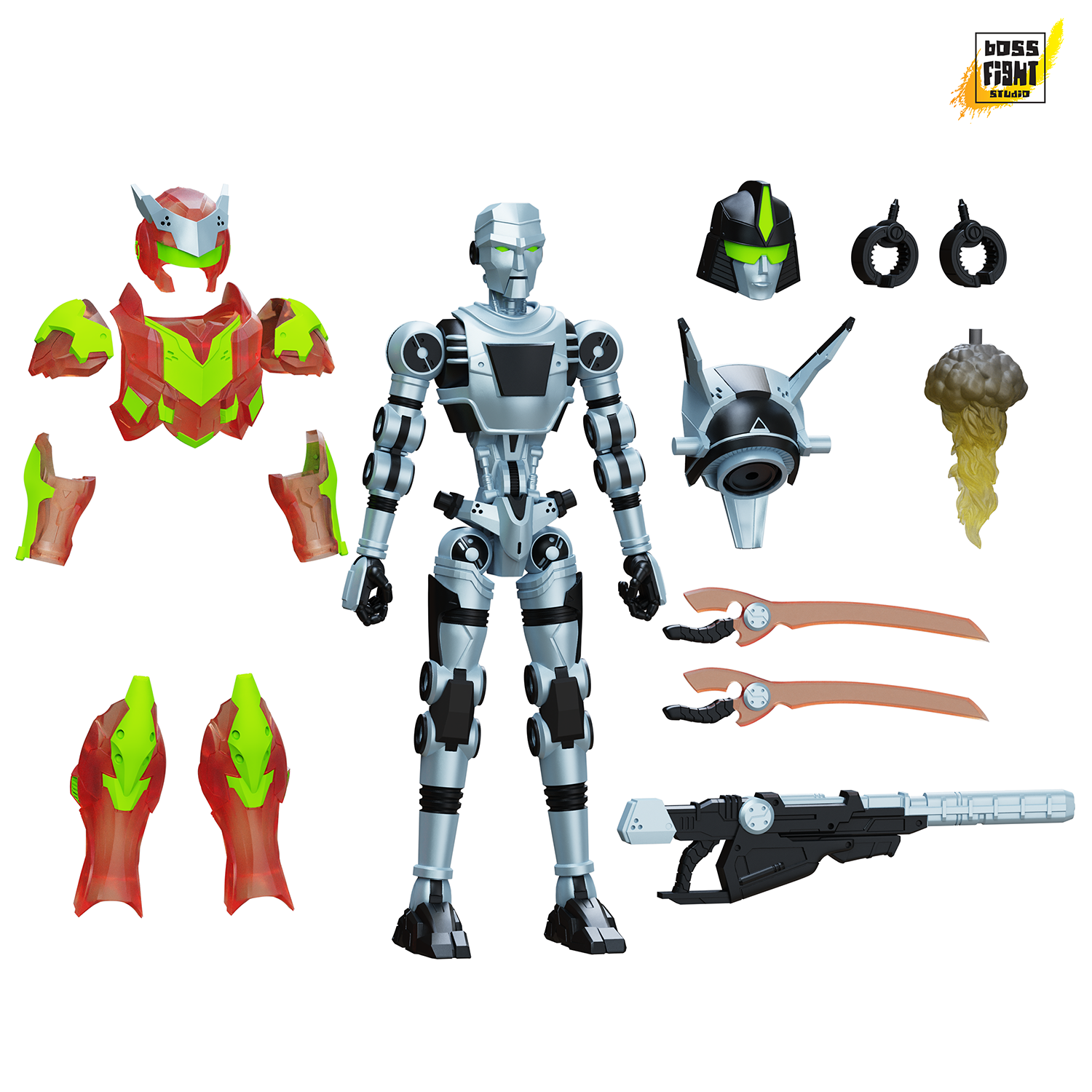 Epic H.A.C.K.S. Creatures 1:12 Scale Action Figure Wave 1 | CGT Combat Drone: Agile Battle Robot