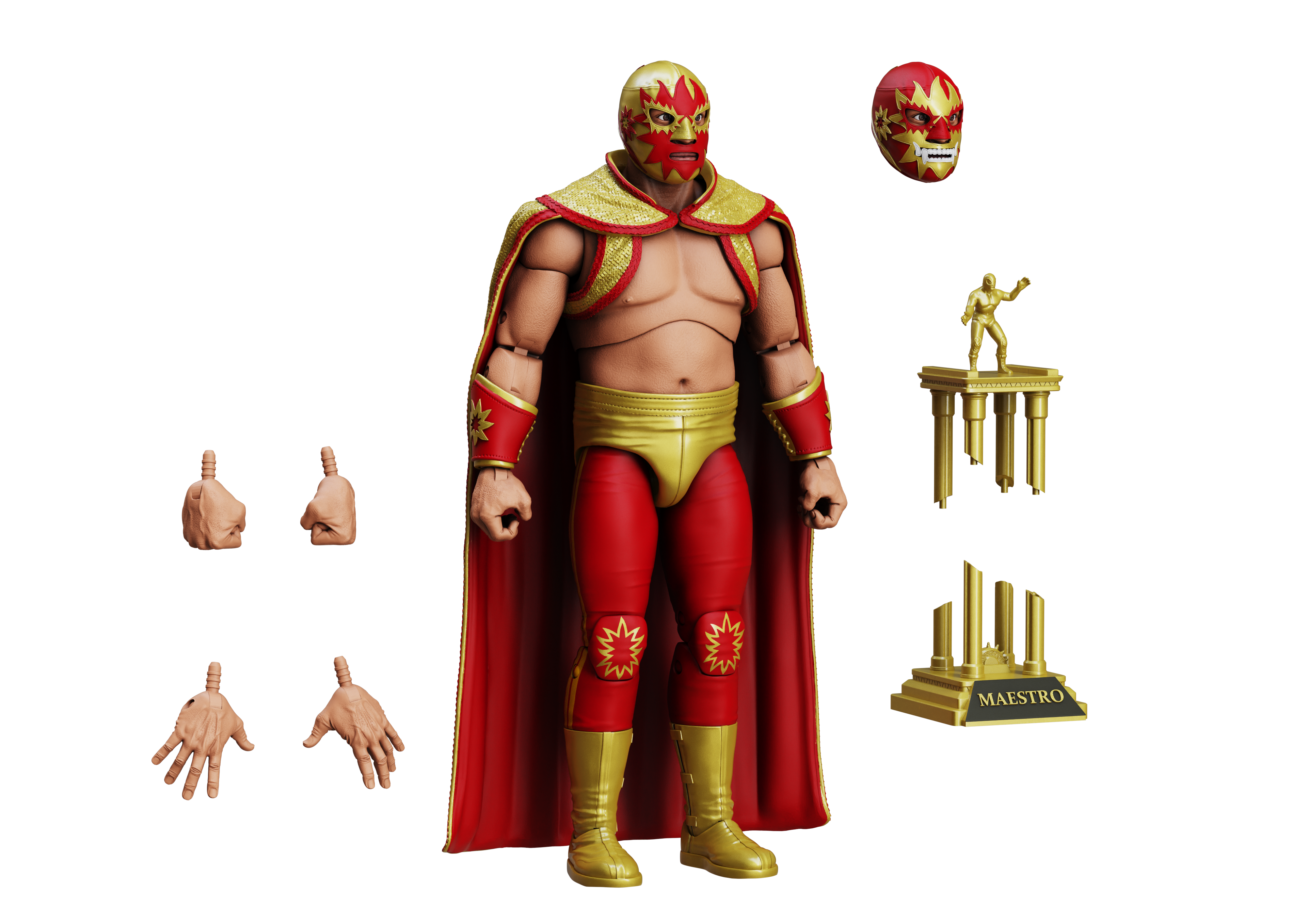 Legends of Lucha Libre Premium Action Figure: El Solar