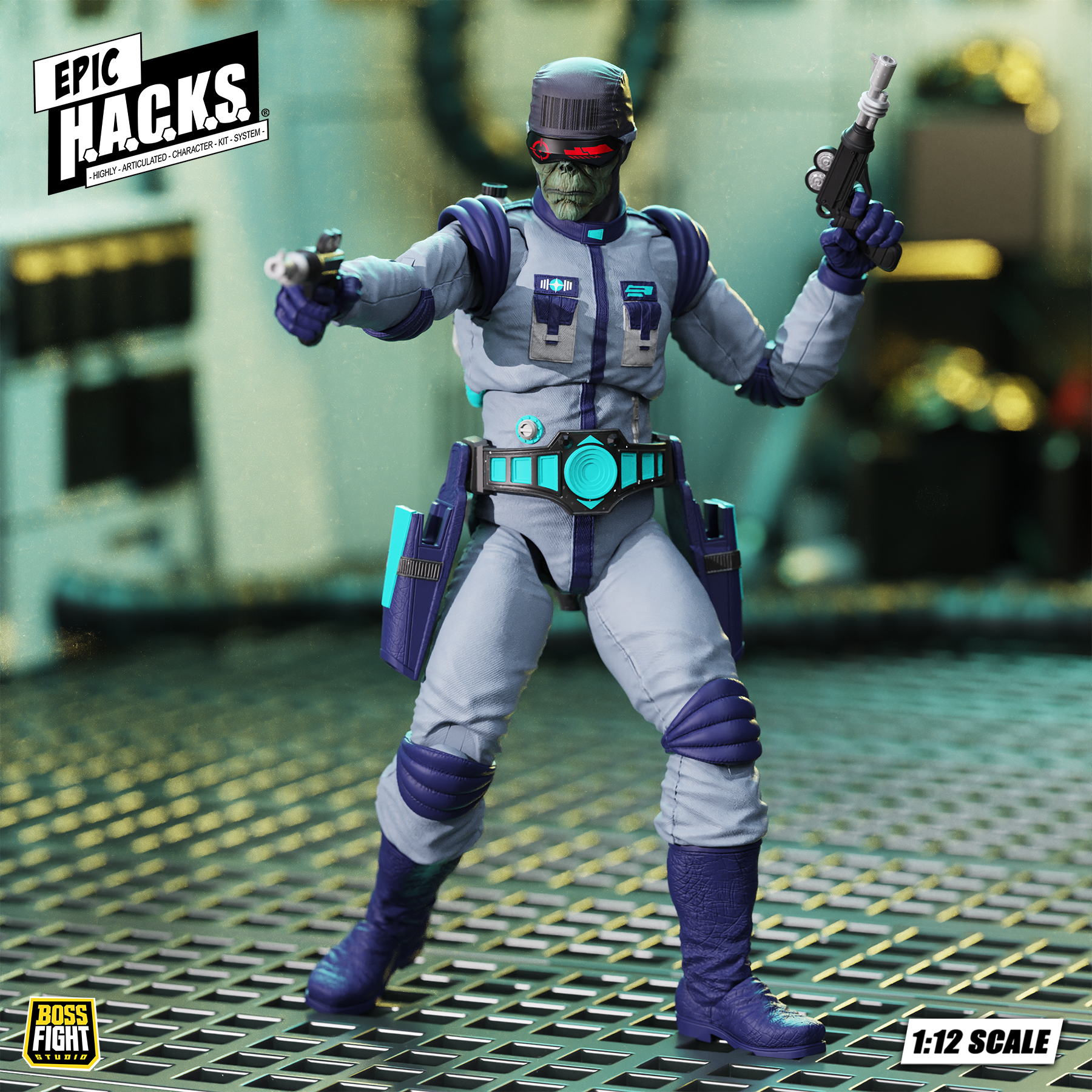 Epic H.A.C.K.S. Core 1:12 Scale Wave 2 Action Figure | Rand Arora: Gamma Squad Leader