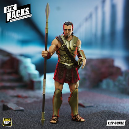 Epic H.A.C.K.S. Core 1:12 Scale Wave 2 Action Figure | Spartan Warrior: Pride of Sparta
