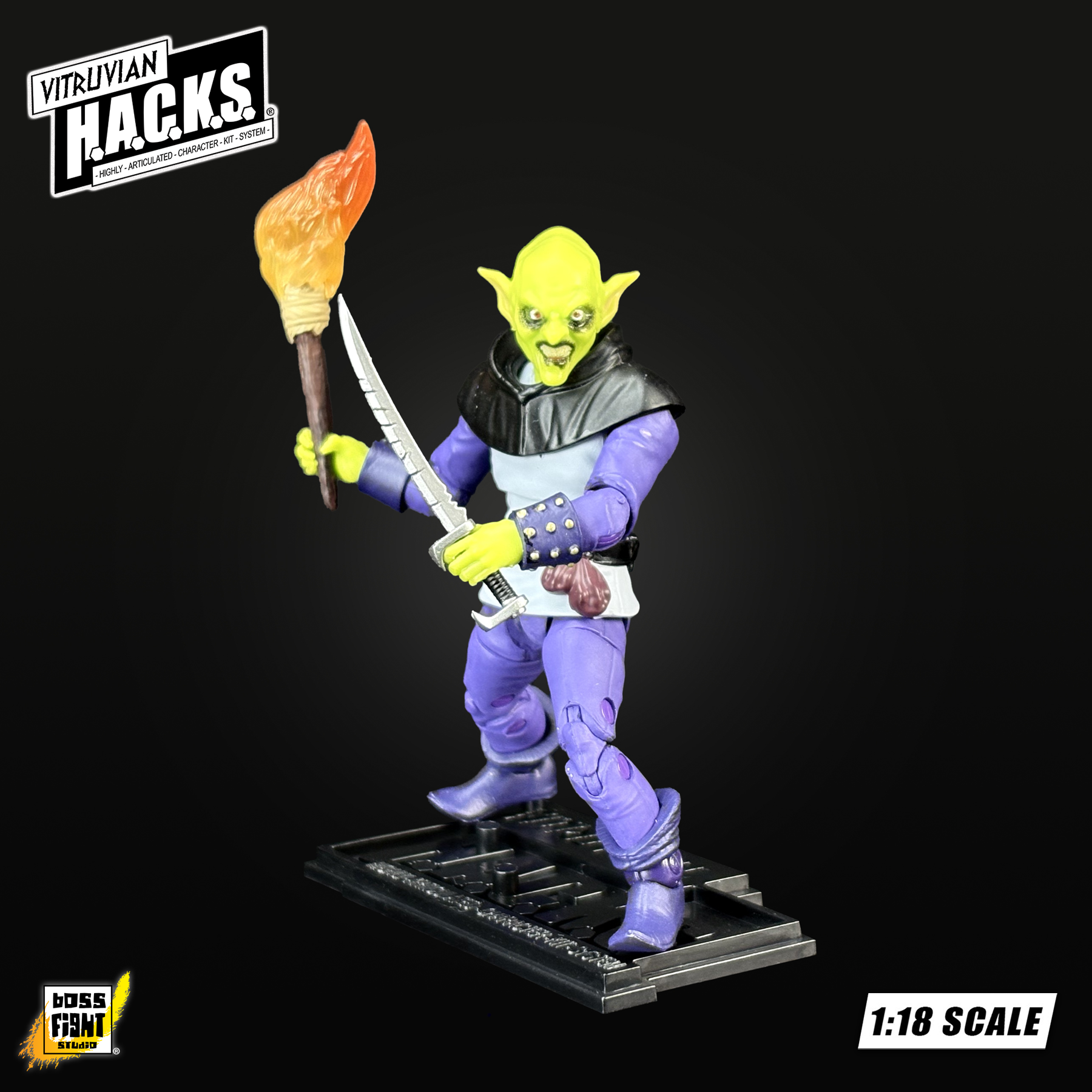 Vitruvian H.A.C.K.S. Action Figure - O'Grung Gang (Goblin Ransacker ...