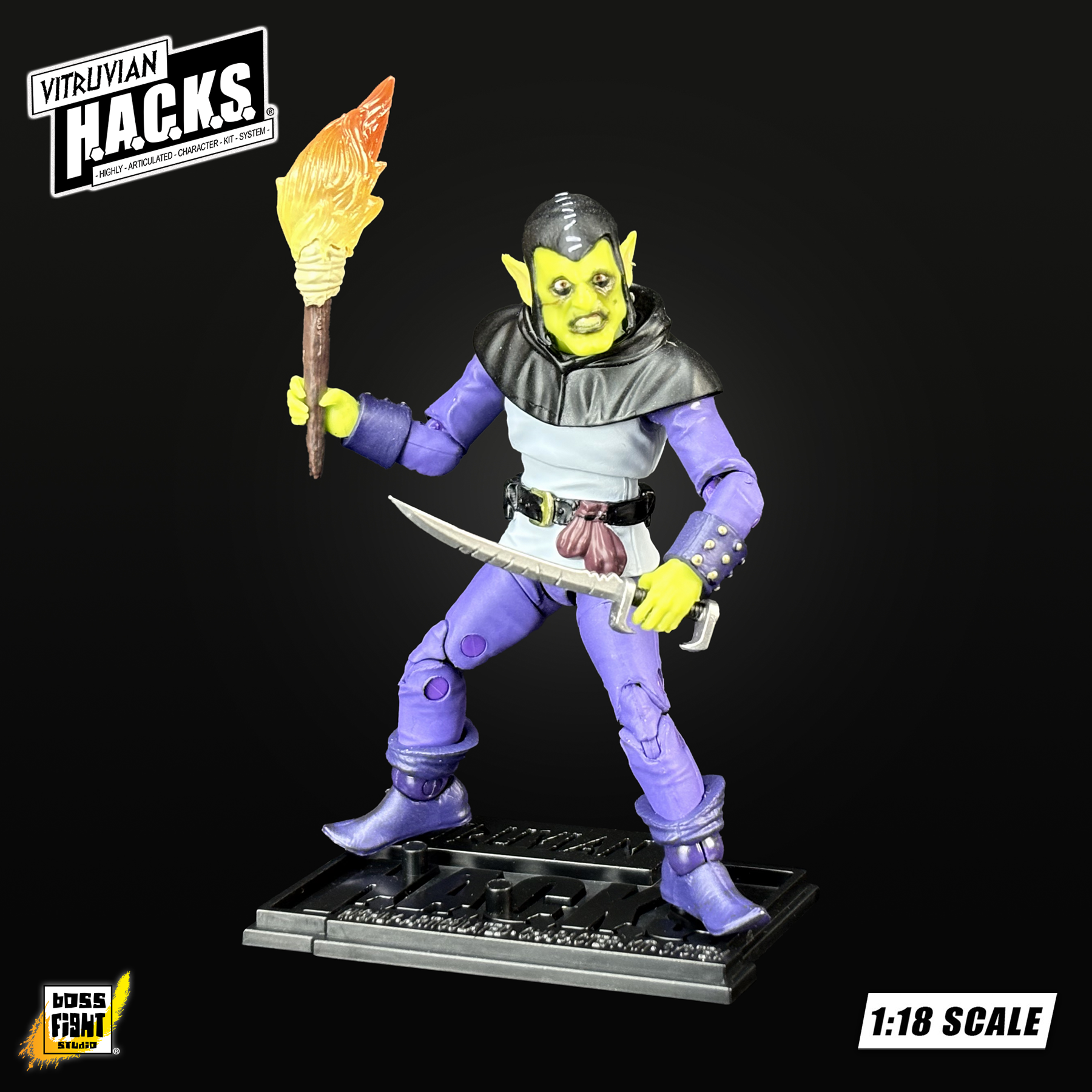 Vitruvian H.A.C.K.S. Action Figure - O'Grung Gang (Goblin Ransacker)