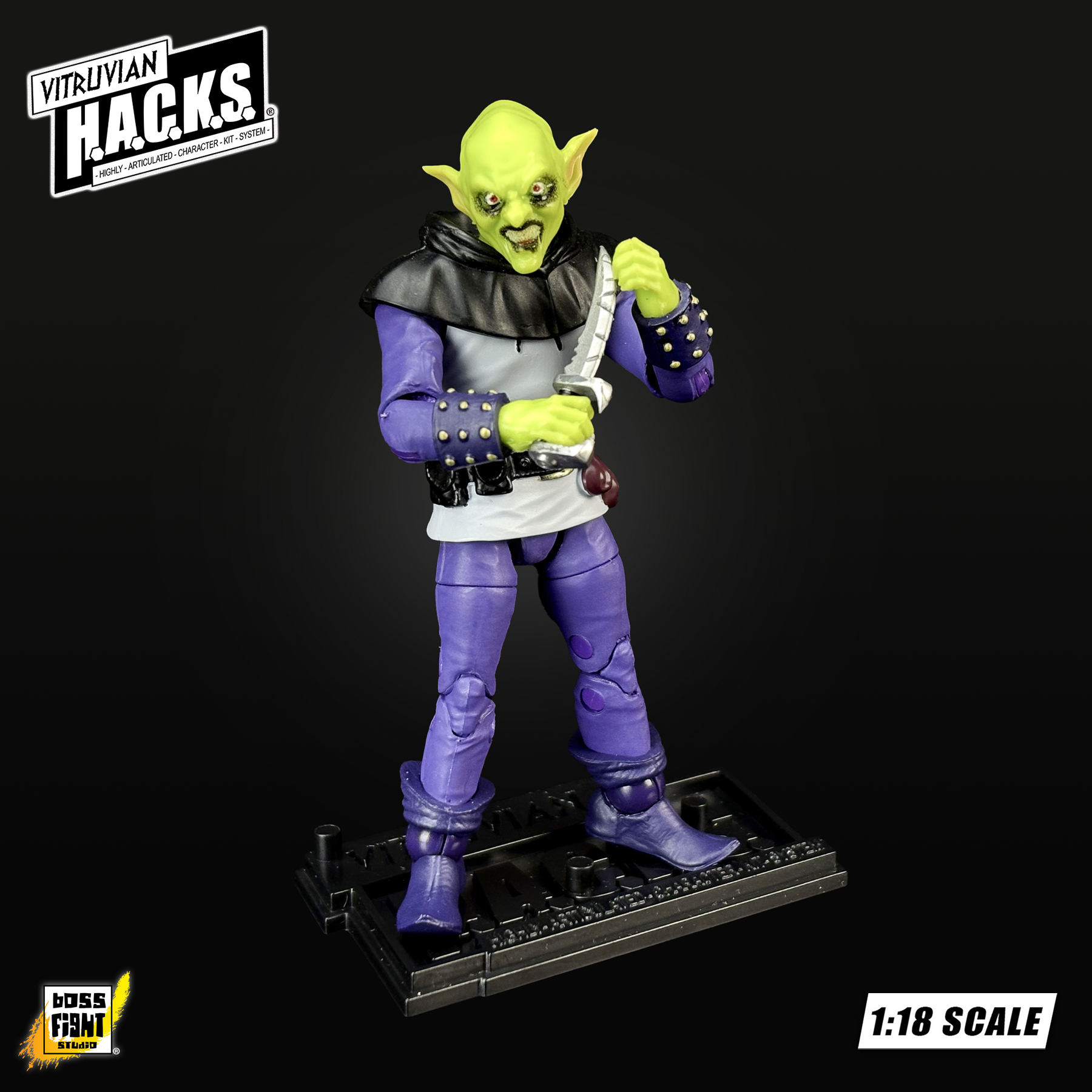 Vitruvian H.A.C.K.S. Action Figure - O'Grung Gang (Goblin Ransacker)