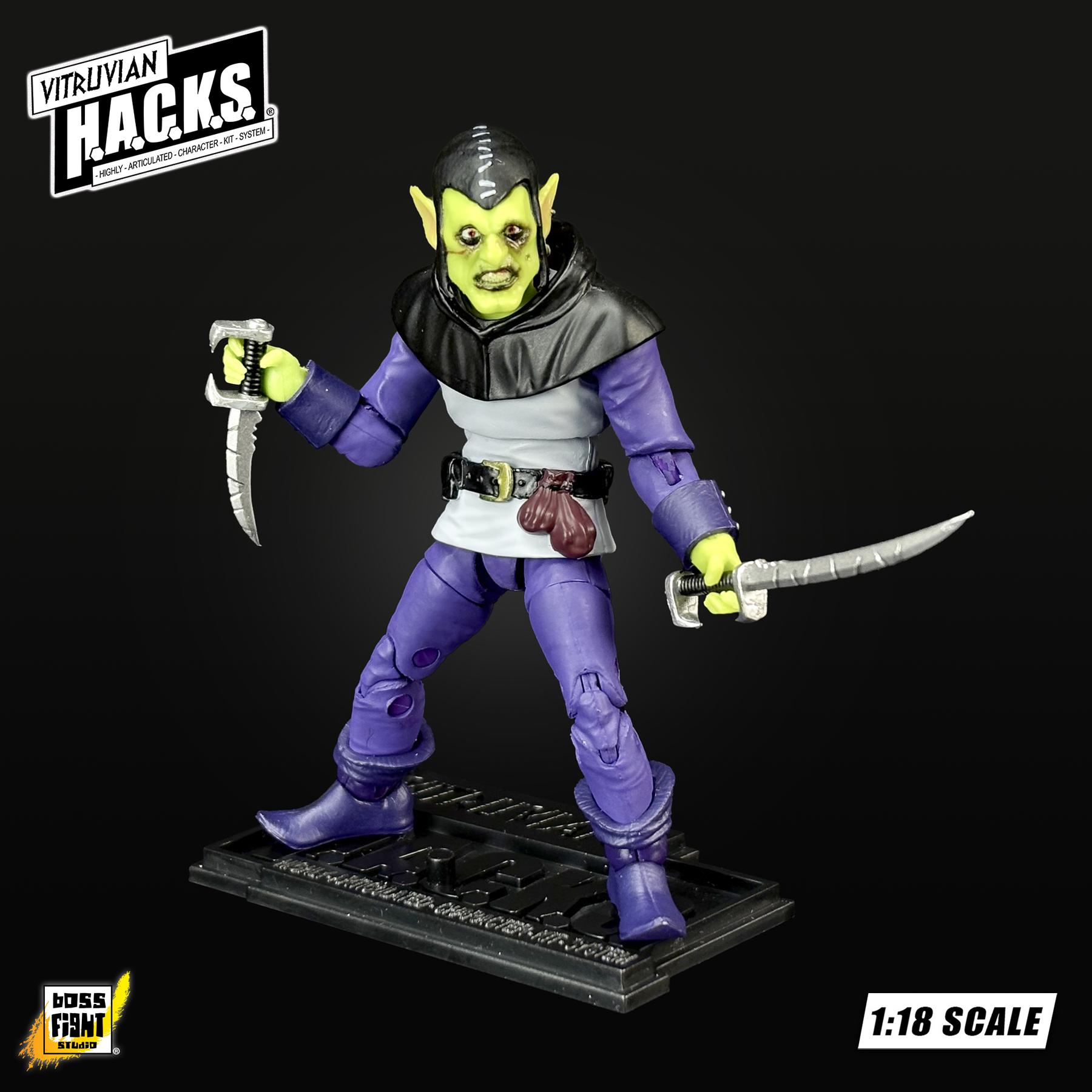 Vitruvian H.A.C.K.S. Action Figure - O'Grung Gang (Goblin Ransacker)