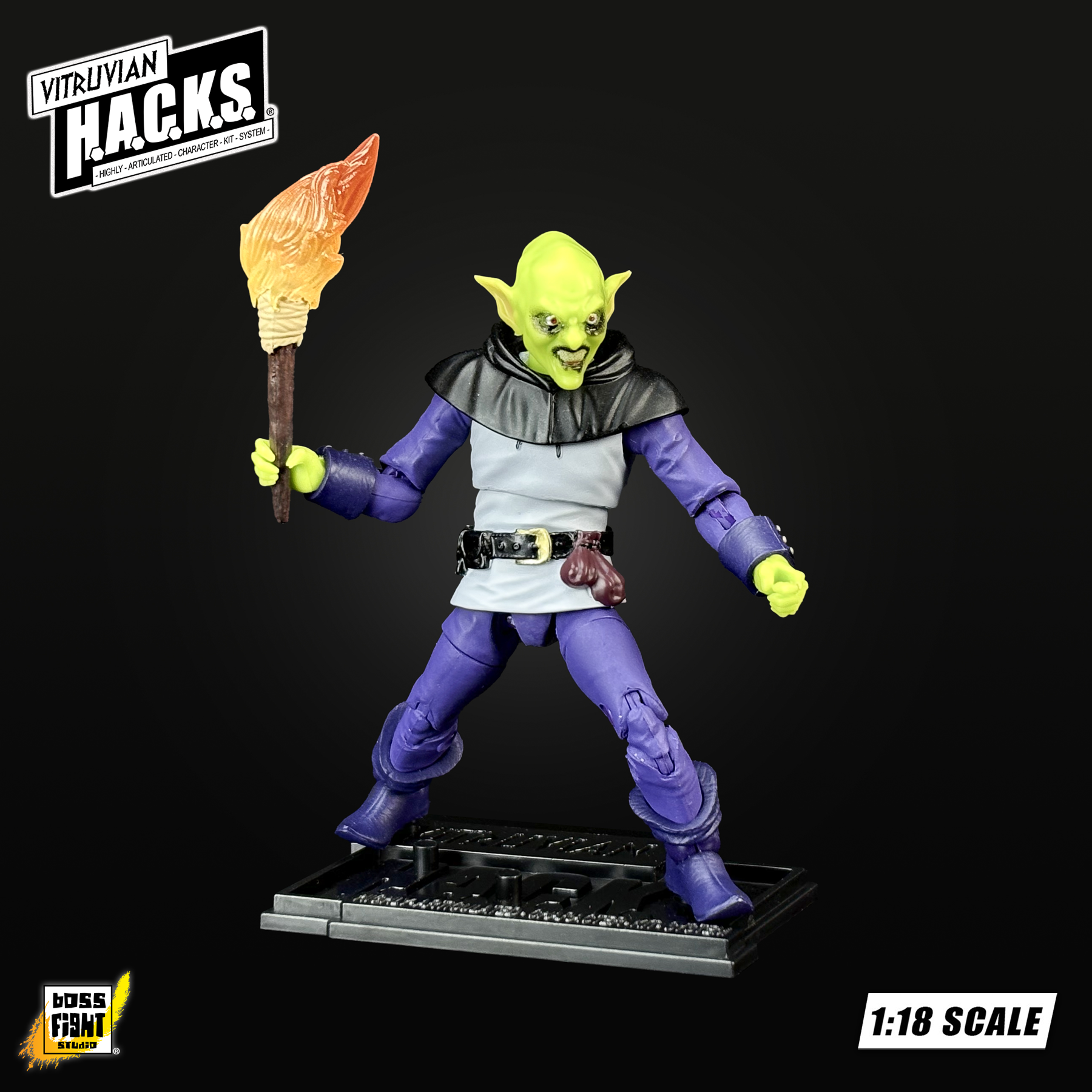 Vitruvian H.A.C.K.S. Action Figure - O'Grung Gang (Goblin Ransacker)