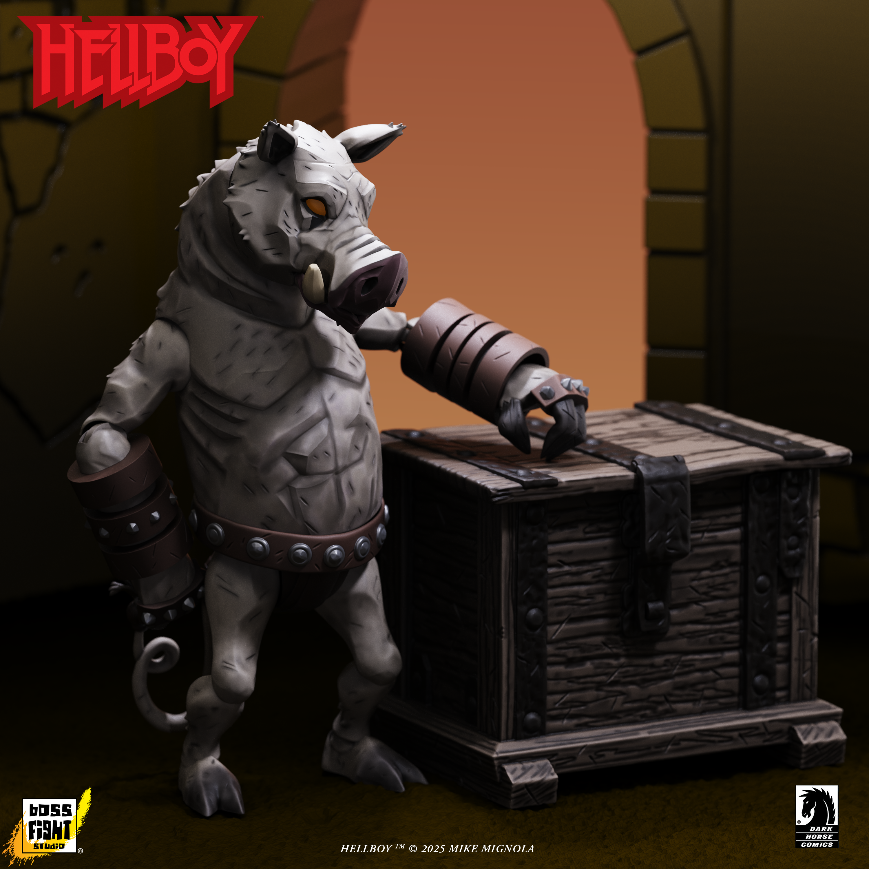 Hellboy 1:12 Scale Action Figures Wv1 | Gruagach (The Wild Hunt)