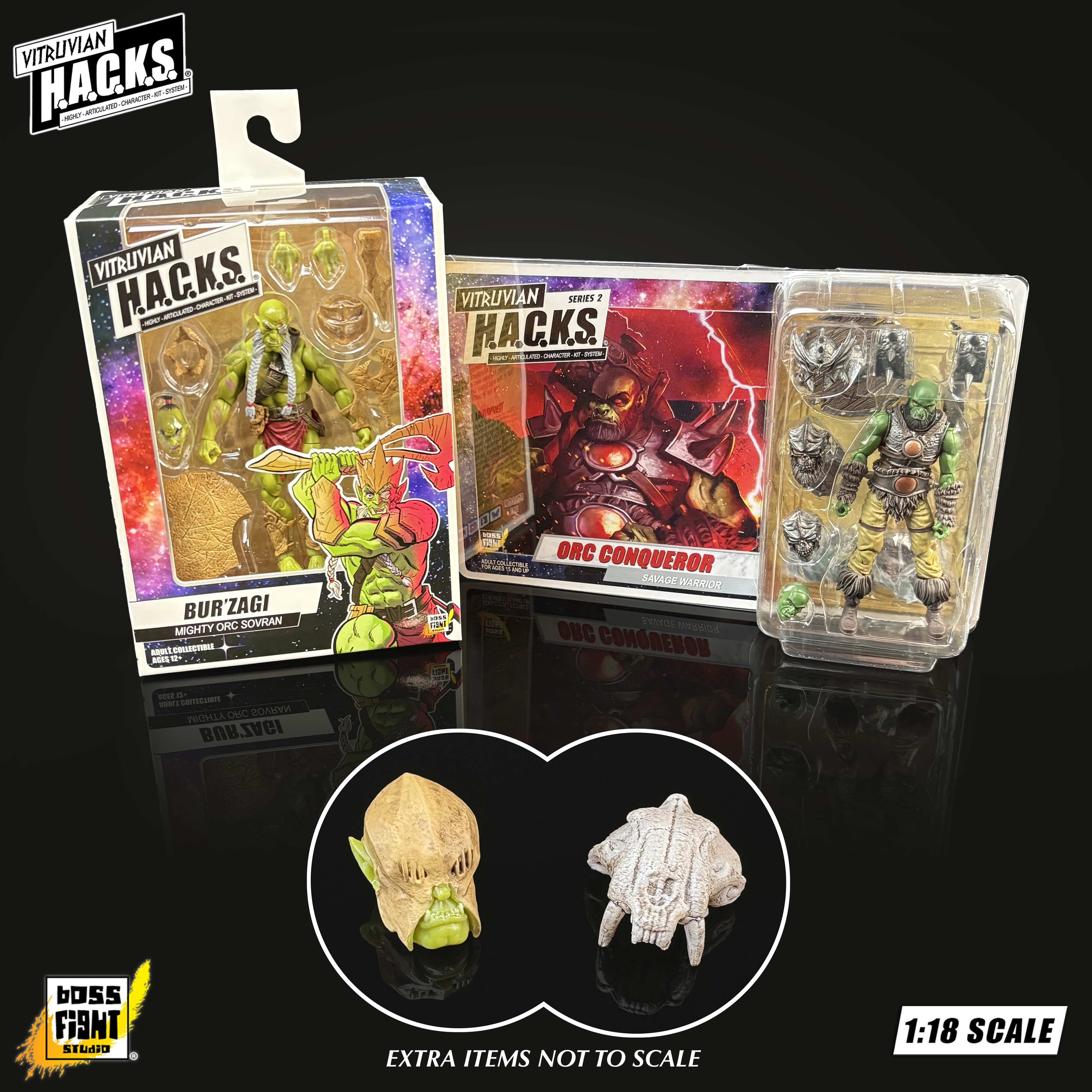 Special Bundle | Vitruvian H.A.C.K.S. 1:18 Orc Pack
