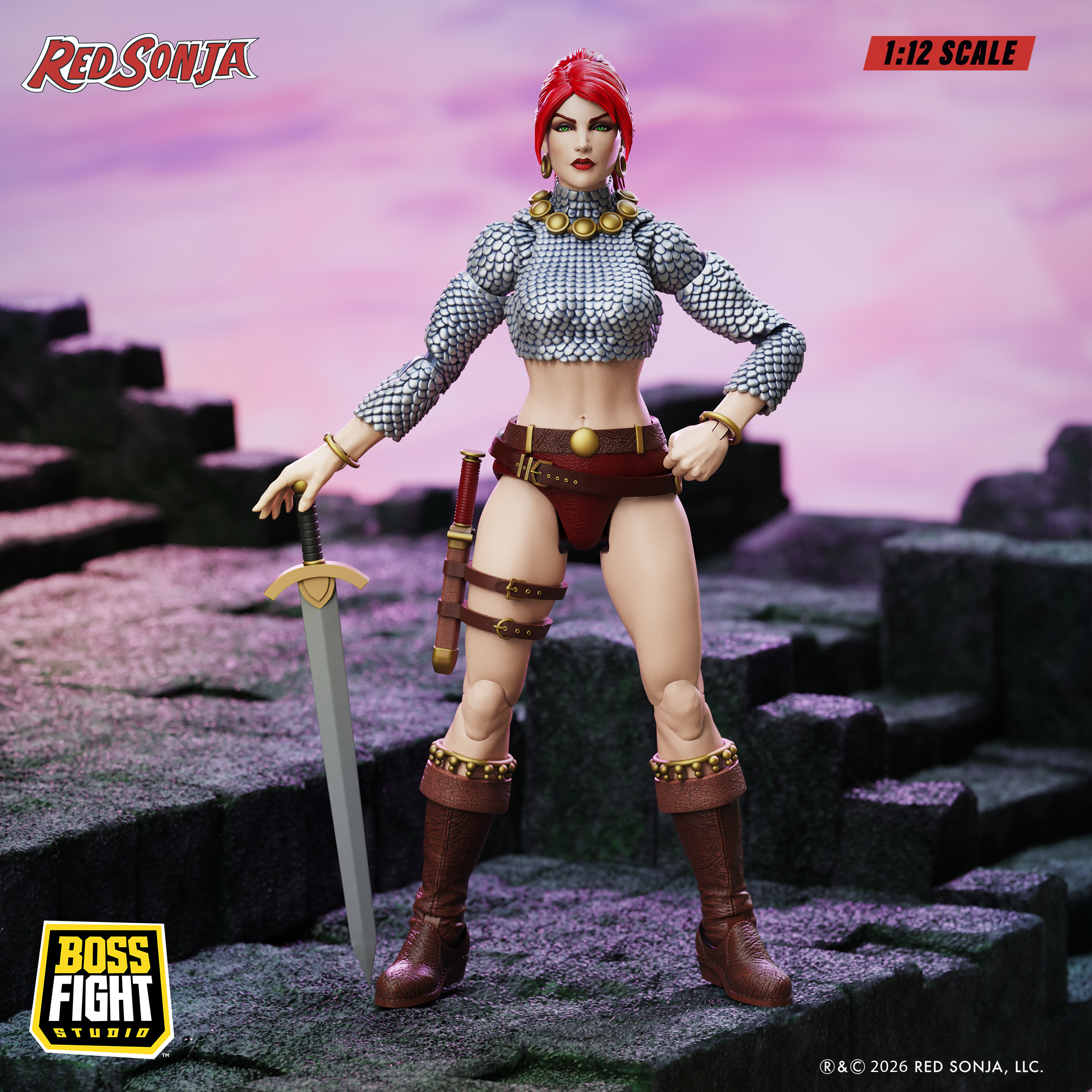 Red Sonja: Immortal Red Sonja 1:12 Scale Epic H.A.C.K.S. Action Figure