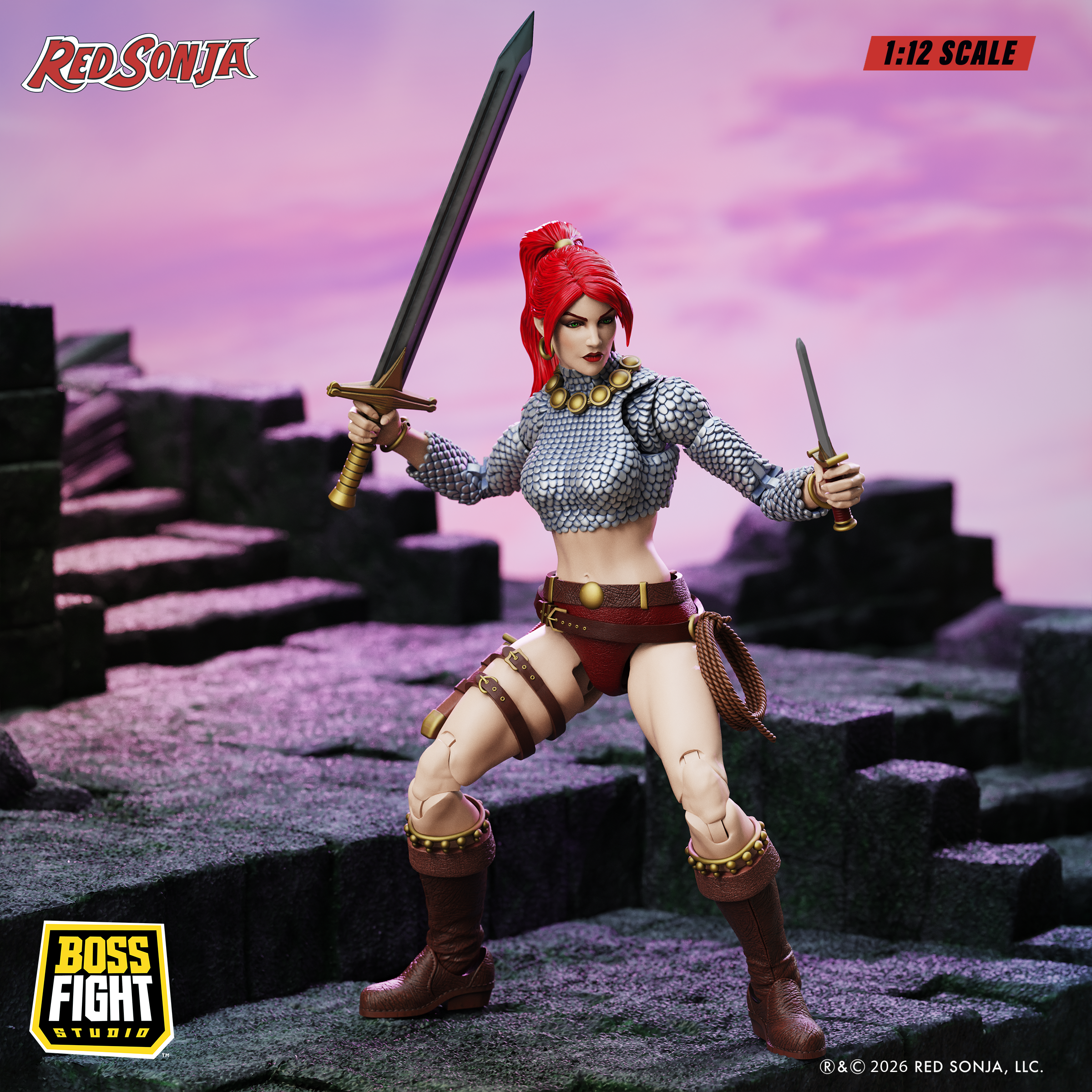 Red Sonja: Immortal Red Sonja 1:12 Scale Epic H.A.C.K.S. Action Figure