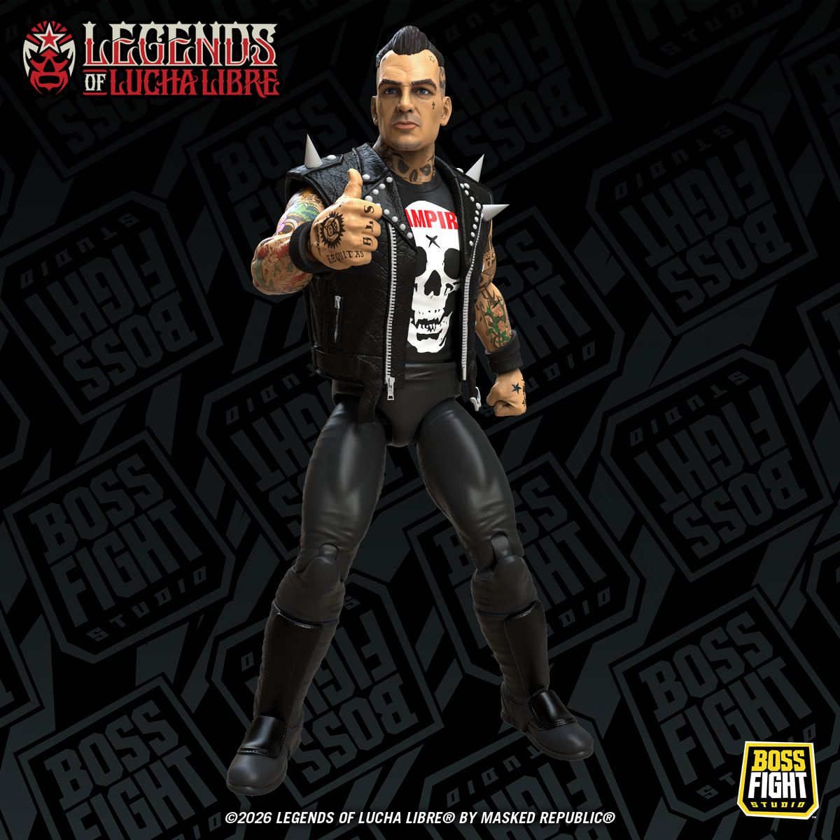 Legends of Lucha Libre Fanaticos : Vampiro Coffin Box Resurrected