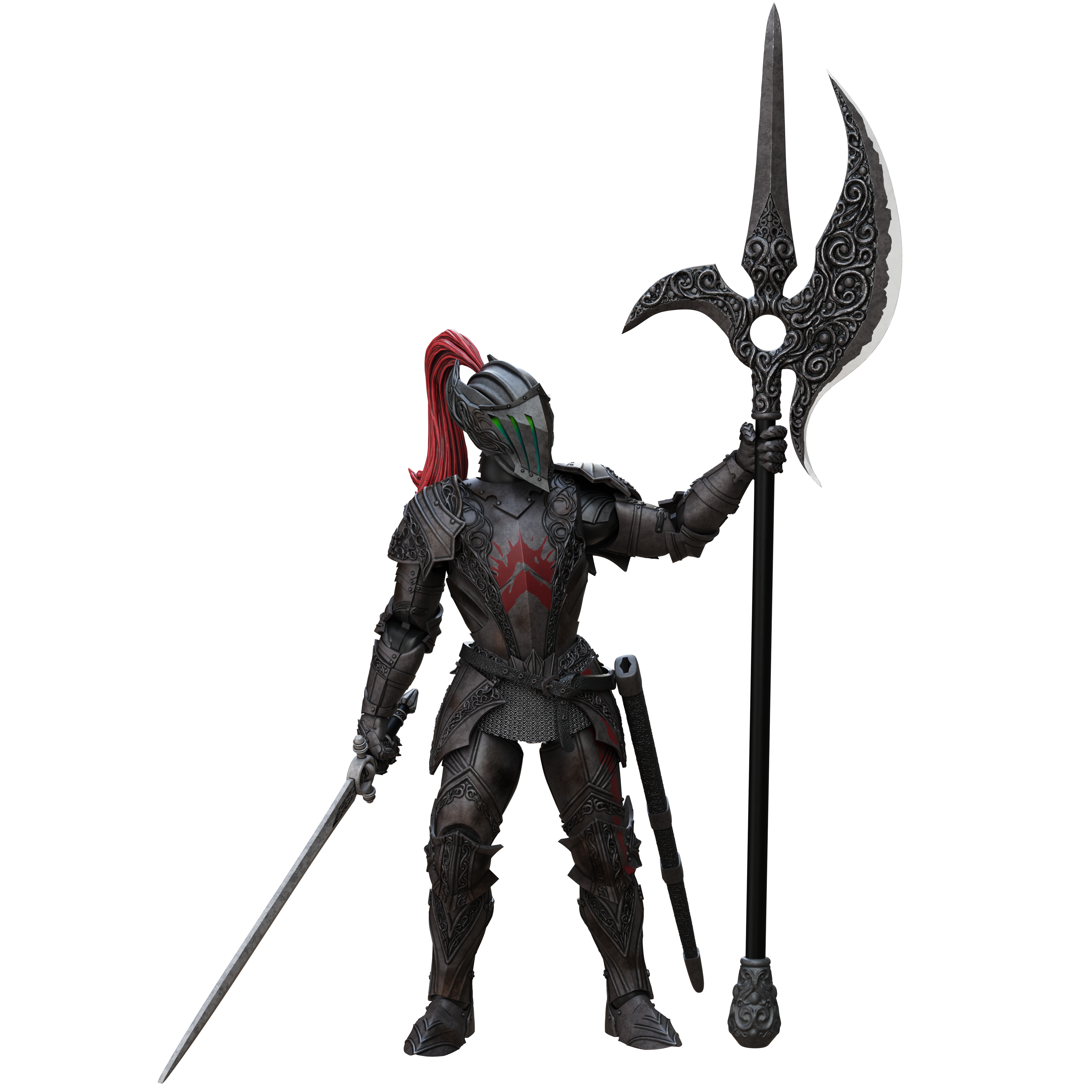 Epic H.A.C.K.S. Core 1:12 Scale Wave 2 Action Figure | Dire Knight: Enchanted Armor