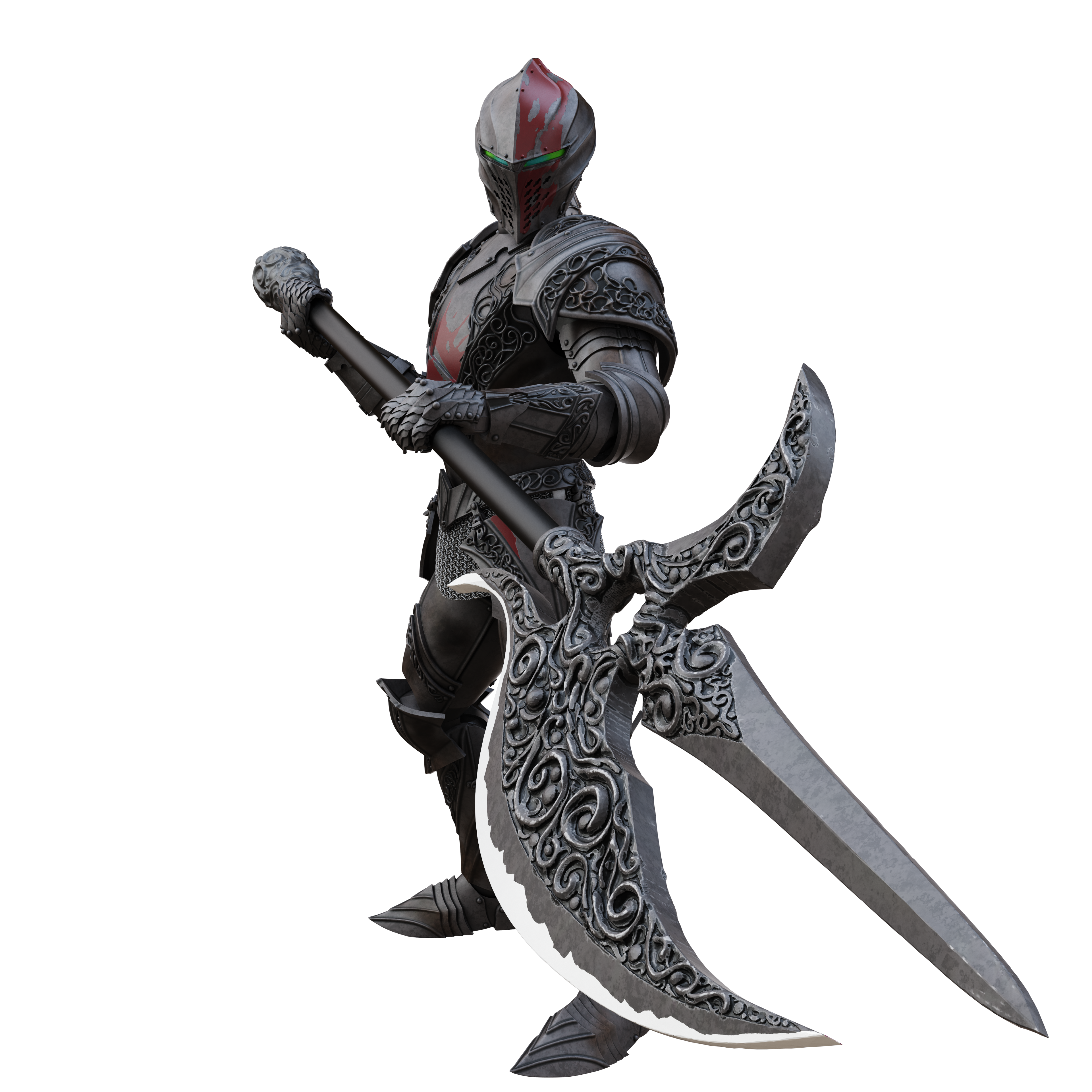 Epic H.A.C.K.S. Core 1:12 Scale Wave 2 Action Figure | Dire Knight: Enchanted Armor