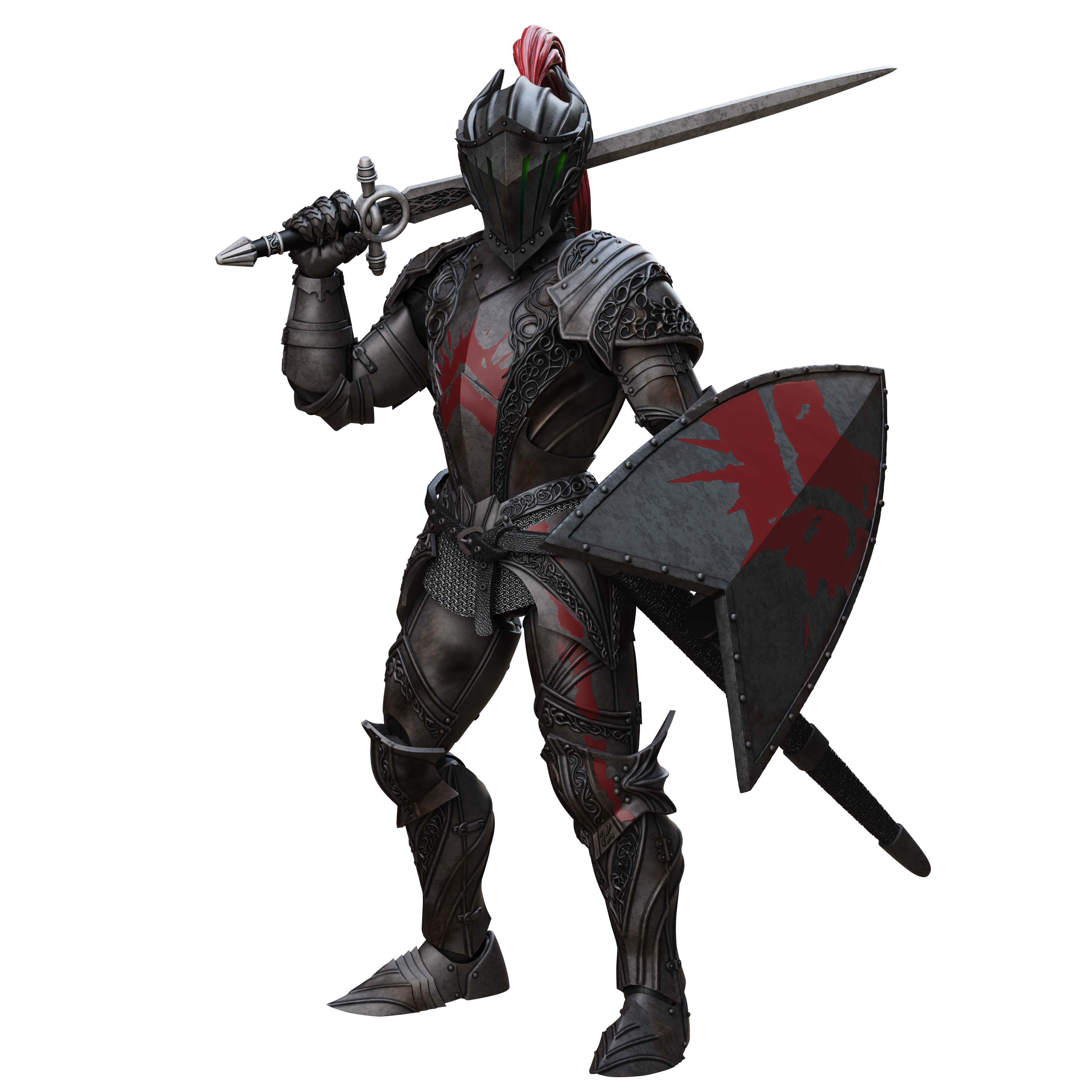 Epic H.A.C.K.S. Core 1:12 Scale Wave 2 Action Figure | Dire Knight: Enchanted Armor