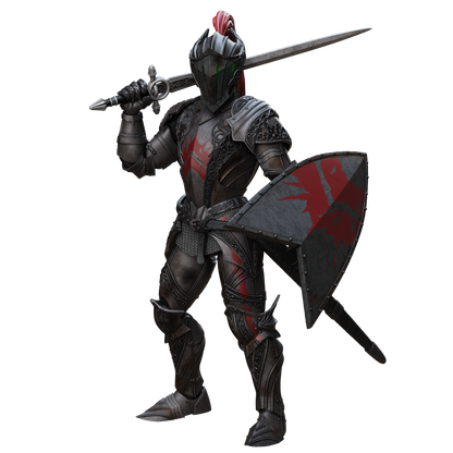 Epic H.A.C.K.S. Core 1:12 Scale Wave 2 Action Figure | Dire Knight: Enchanted Armor