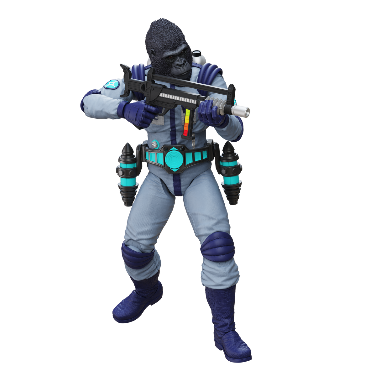 Epic H.A.C.K.S. Core 1:12 Scale Wave 2 Action Figure | Rand Arora: Gamma Squad Leader