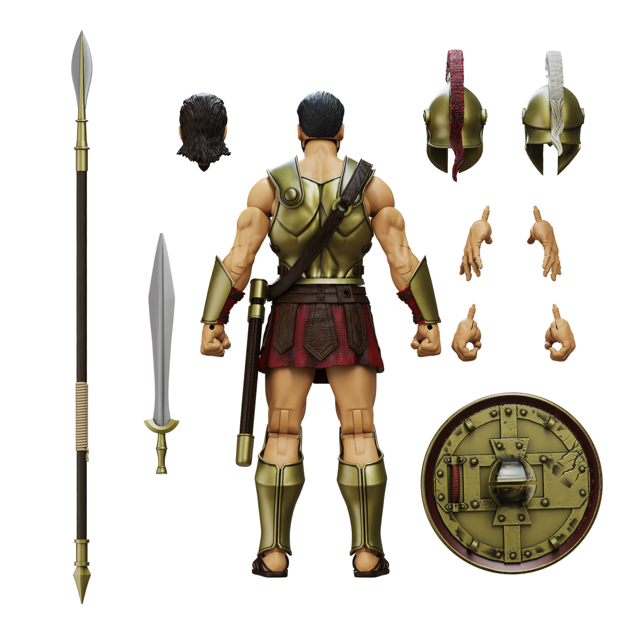 Epic H.A.C.K.S. Core 1:12 Scale Wave 2 Action Figure | Spartan Warrior: Pride of Sparta