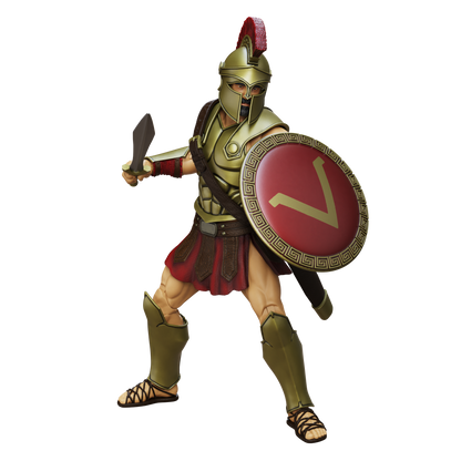 Epic H.A.C.K.S. Core 1:12 Scale Wave 2 Action Figure | Spartan Warrior: Pride of Sparta