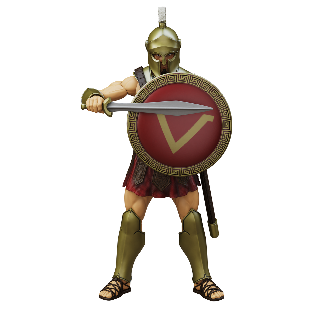 Epic H.A.C.K.S. Core 1:12 Scale Wave 2 Action Figure | Spartan Warrior: Pride of Sparta