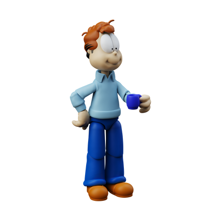 Garfield Action Figure | Deluxe Jon Arbuckle
