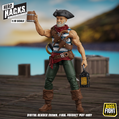 Hero H.A.C.K.S. Core Wave 1 Action Figure - Daniel Wright: Pirate Quartermaster