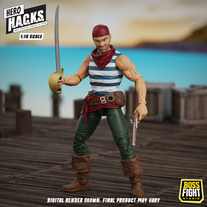 Hero H.A.C.K.S. Core Wave 1 Action Figure - Daniel Wright: Pirate Quartermaster