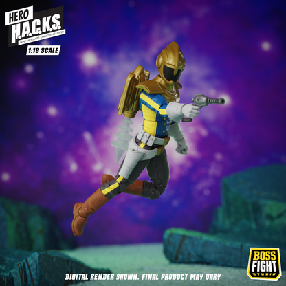 Hero H.A.C.K.S. Core Wave 1 Action Figure - Jett Steelblade: Stellar Knight of Accord