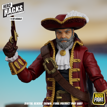 Hero H.A.C.K.S. Core Wave 1 Action Figure - John Bradford: Captain of the Temporal Voyager