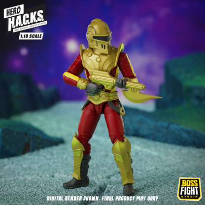 Hero H.A.C.K.S. Core Wave 1 Action Figure - Stellar Guard: Cosmic Defender of Accord