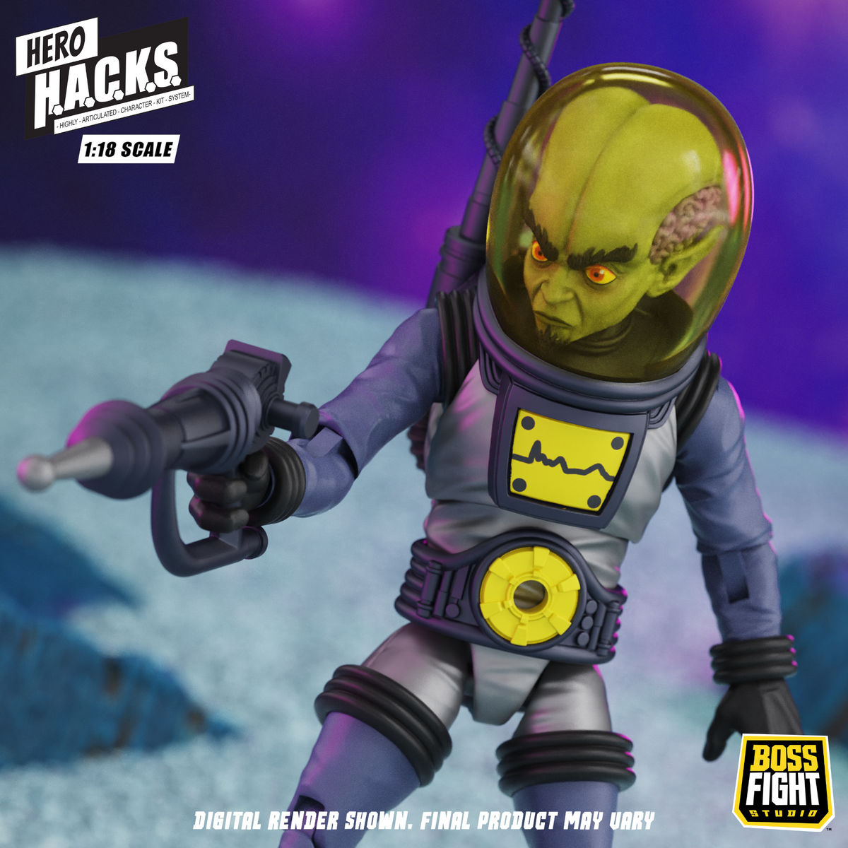 Hero H.A.C.K.S. Core Wave 1 Action Figure - Zarko Resources Inc.: Galactic Prospectors