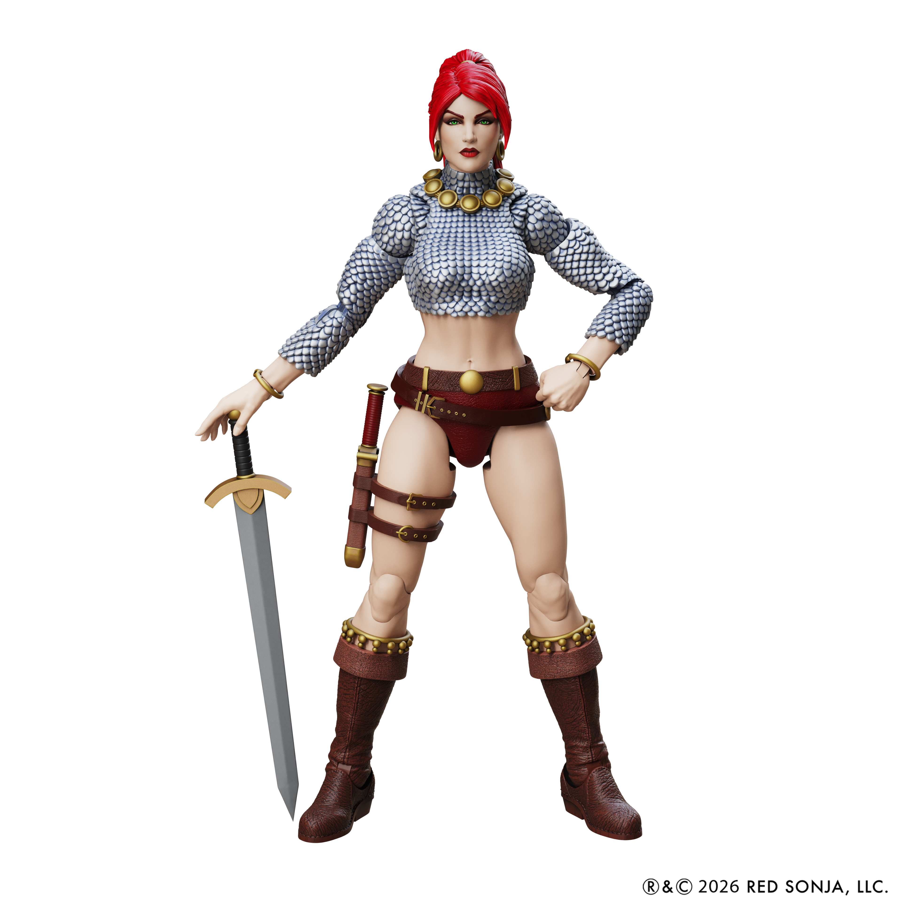Red Sonja: Immortal Red Sonja 1:12 Scale Epic H.A.C.K.S. Action Figure