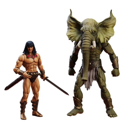 Epic H.A.C.K.S. Conan the Barbarian | The Tower of the Elephant 2-Pack: Young Conan and Yag-Kosha