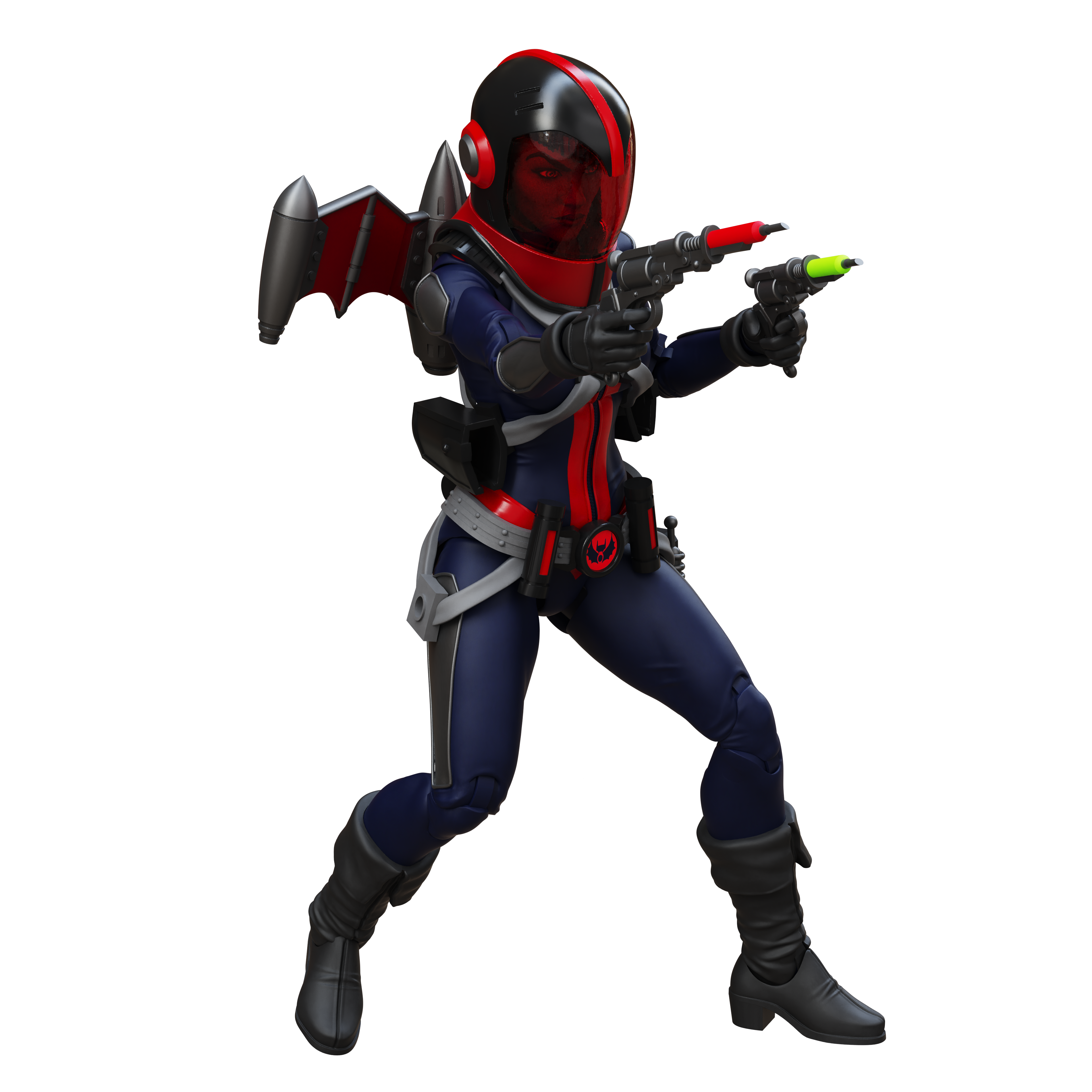 Epic H.A.C.K.S. Core 1:12 Scale Wave 2 Action Figure | Mercy Zaleska: Vampiron Secret Service