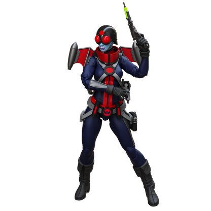 Epic H.A.C.K.S. Core 1:12 Scale Wave 2 Action Figure | Mercy Zaleska: Vampiron Secret Service
