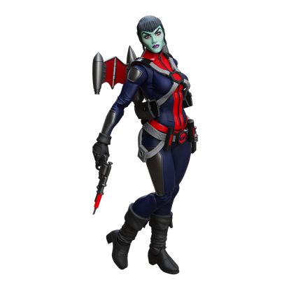 Epic H.A.C.K.S. Core 1:12 Scale Wave 2 Action Figure | Mercy Zaleska: Vampiron Secret Service