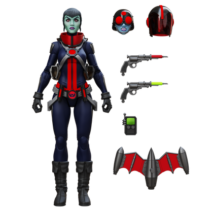 Epic H.A.C.K.S. Core 1:12 Scale Wave 2 Action Figure | Mercy Zaleska: Vampiron Secret Service