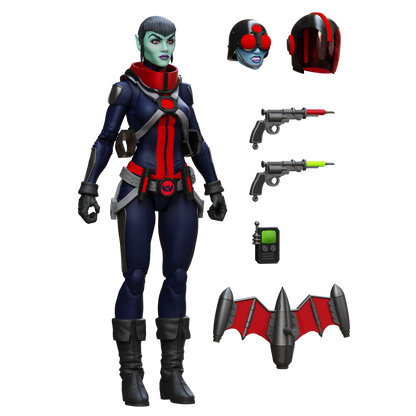 Epic H.A.C.K.S. Core 1:12 Scale Wave 2 Action Figure | Mercy Zaleska: Vampiron Secret Service