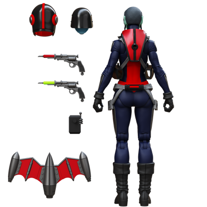 Epic H.A.C.K.S. Core 1:12 Scale Wave 2 Action Figure | Mercy Zaleska: Vampiron Secret Service