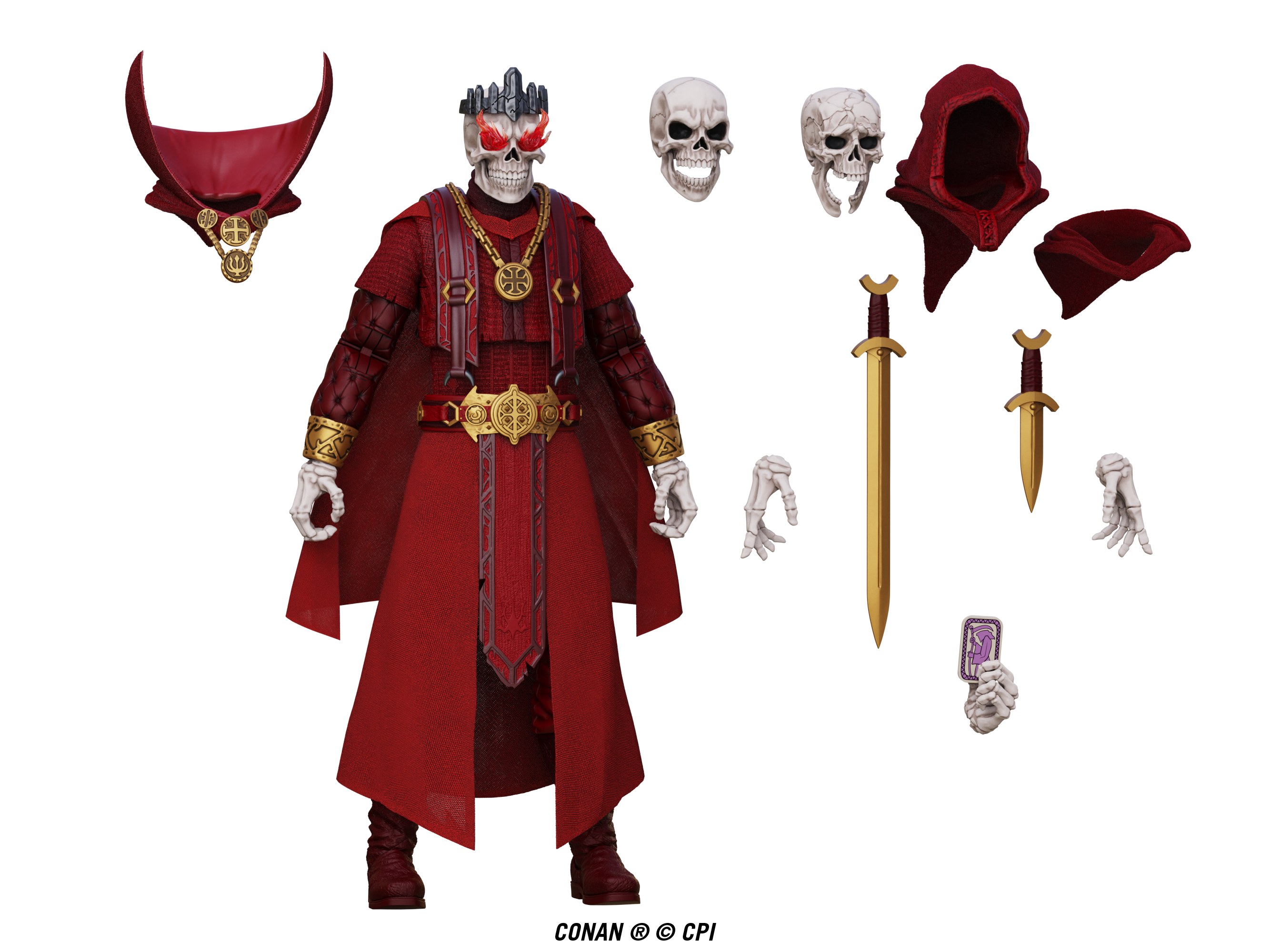 Epic H.A.C.K.S. 1:12 Conan | Thulsa Doom: Undead Sorcerer