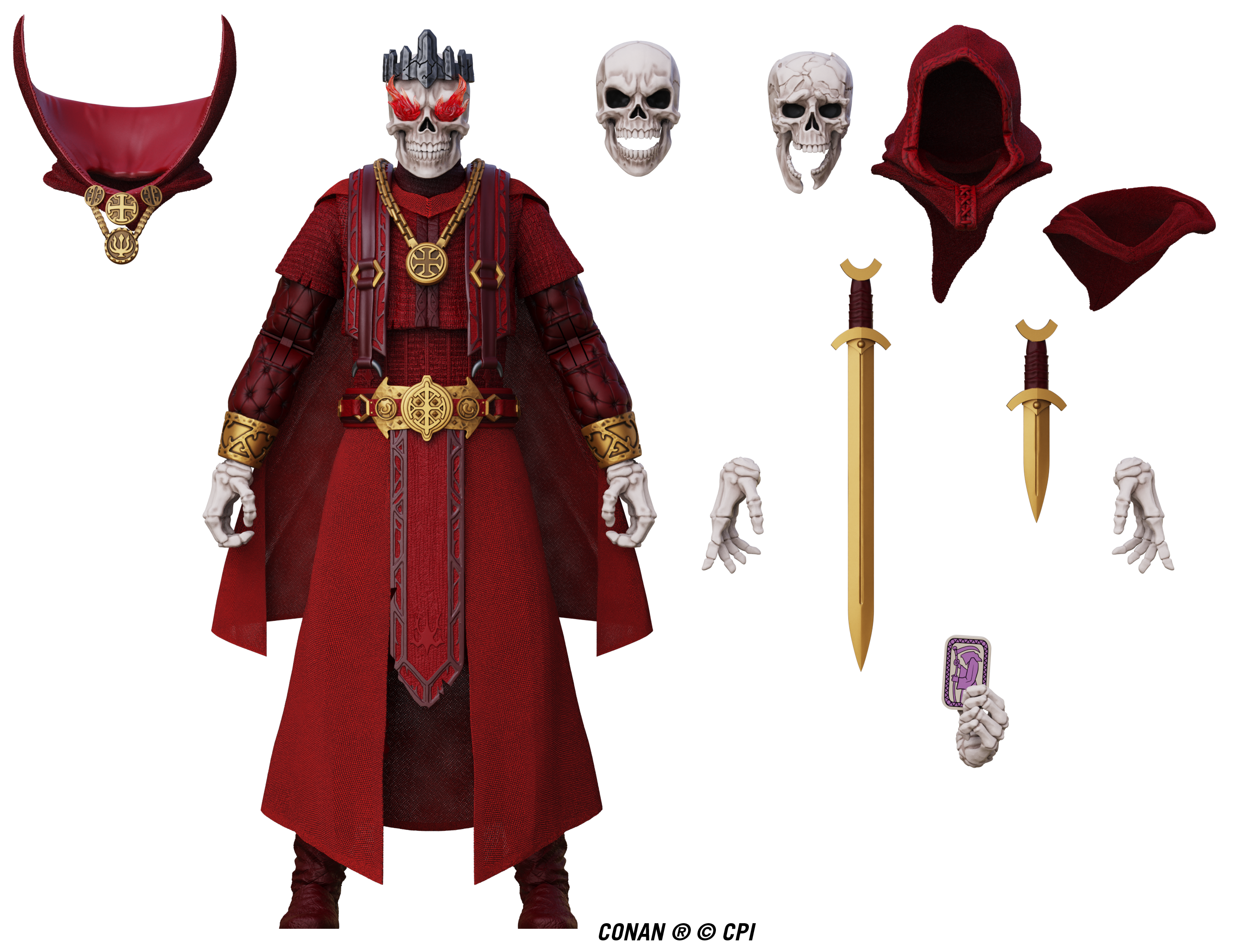 Epic H.A.C.K.S. 1:12 Conan | Thulsa Doom: Undead Sorcerer