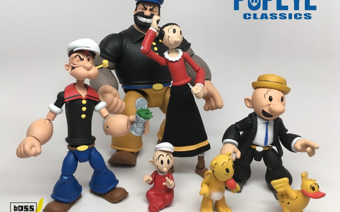First Look at Boss Fight Studio Popeye Figures