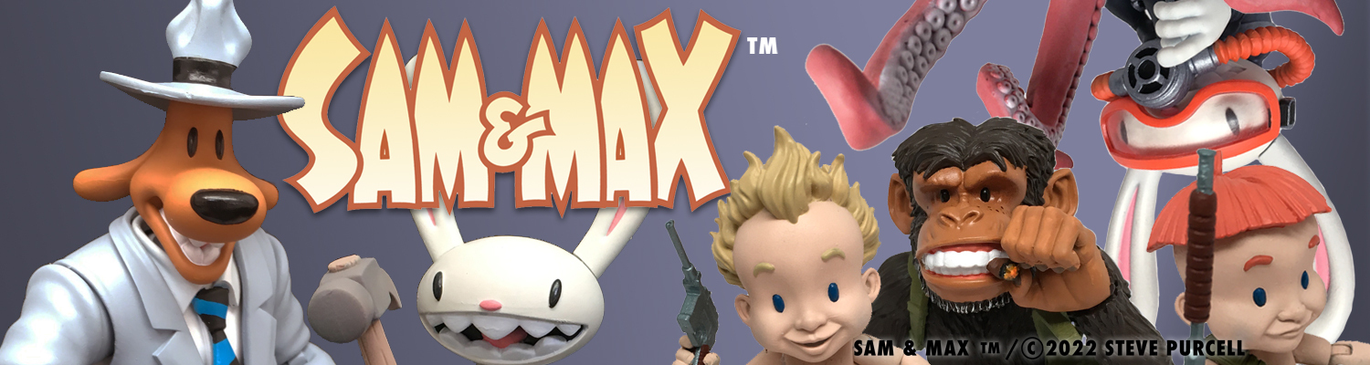 Sam & Max Action figures by Boss Fight Studio
